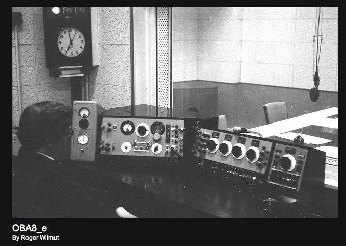Photos of the BBC provided with permission from BBC engineer Roger Wilmut to the Museum of Magntic Sound Recording